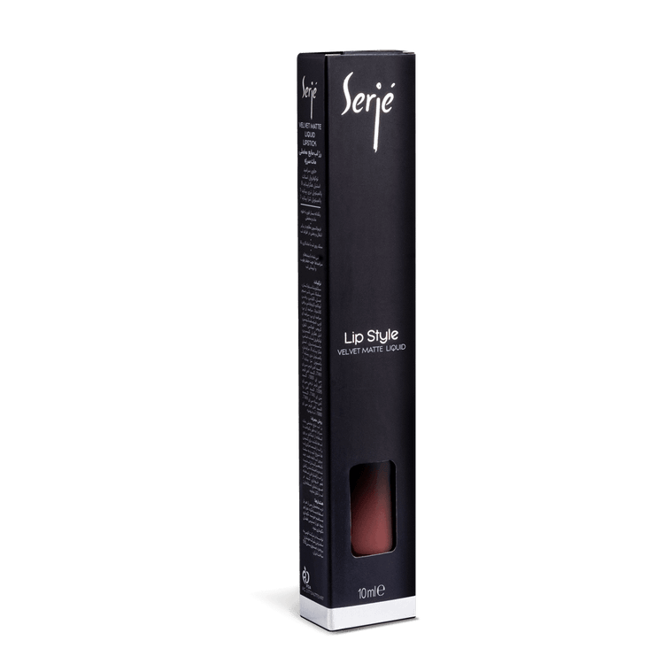 رژ لب مایع مخملی مات سرژه کد 105 (Mauve Red)